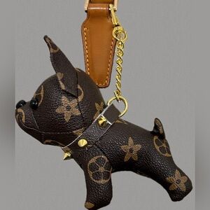 Dog Keychain Bag Charm Bulldog, NEW, The Big Dog